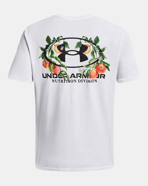Men's UA Nutrition Division Fruit Short Sleeve in White image number 5